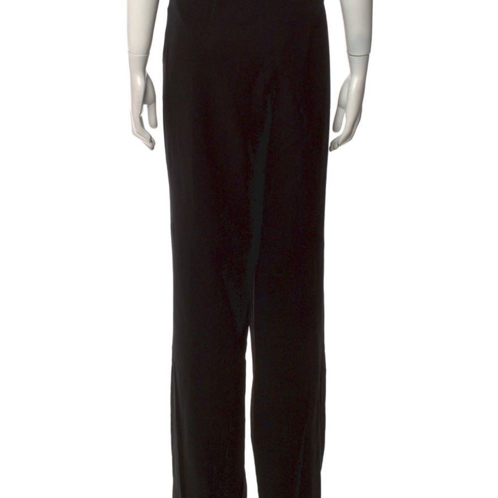 Escada Black Wide Leg Pants & Jumpsuits